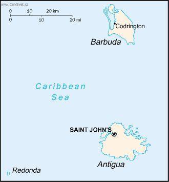 Foto: Antigua a Barbuda-politick� mapa