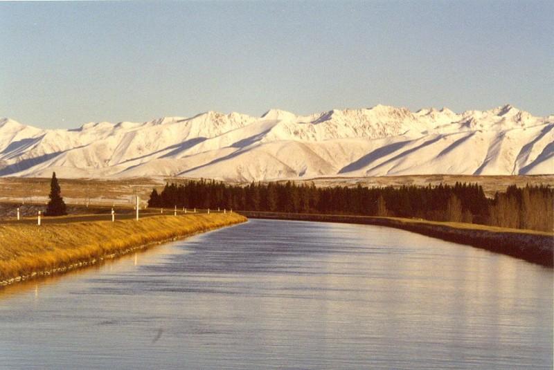 Foto: Nov� Z�land-Pukaki Canal