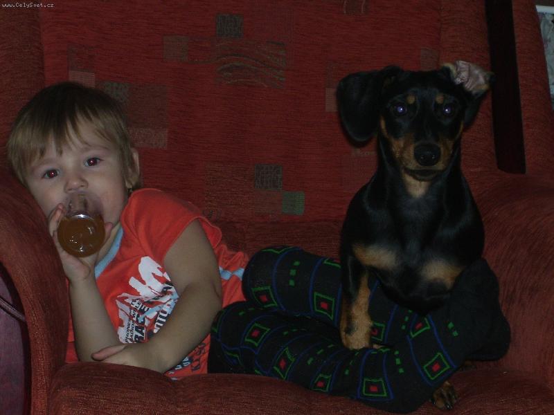 Foto: Terezka a Bad��ek